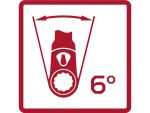 R40150027 Revers.bit ratchet 1/4 91mm 6°RA+adapter - Image 2