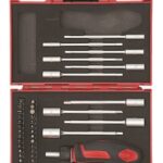 3800.0037 Conjunto de ferramentas punho em T com roquete 1/4