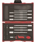 3800.0037 Conjunto de ferramentas punho em T com roquete 1/4